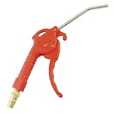 uxcell エアーブローガン　レッドプラスチックハンドル　ホーズ直径13mm　ベンドノズル　ダストガン