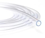 100 Ft x 1/4" ID Low Pressure Clear Flexible PVC Tubing Heavy Duty UV Chemical Resistant Vinyl Hose 