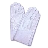 【床革製手袋】 牛床革背縫い中袖 8702-5 サイズ:フリー 【NB】