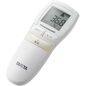 タニタ 非接触式体温計 アイボリー TANITA BT-540-IV 皮膚赤外線体温計 ミルクなどの温度も測れる非接触体…