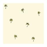 York Wallcoverings CK7714SMP Candice Olson Kids Palm Tree Spot 8 X 10 Wallpaper Memo Sample, Cream [
