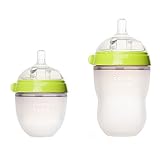 Comotomo - Natural-Feel Baby Bottles - 8oz Bottle + 5oz Bottle Pack - Green by Comotomo