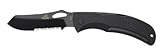 GERBER E-Z OUT DPSF CLIP FOLDING KNIFE (SERRATED EDGE - BLACK)