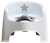 Vital Innovations 496013-77 Potty Stool White / Silver by Vital Innovations
