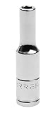 Urrea 4707L 1/4-Inch Drive Deep 6-Point 7/32-Inch Chrome Socket Set [並行輸入品]