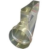 Single Wall亜鉛メッキ3 1 / 4 " x 12 " x 6 " End Boot
