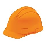 Jackson Safety 20395 Charger High Density Polyethylene Hard Hat with 4 Point Ratchet Suspension, Hi-