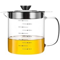 Amazon｜オイルポット 耐熱ガラスオイルポット オイル残留