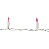 Babyお気に入りライトストランド – ピンク電球withホワイトコード – 35ライト( 12フィート)