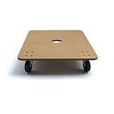 【日本製】木製台車(板台車) 900x600mm キャスター径100mm 1台　引越用品/引越資材/運送用品/梱包資材/木製平台車