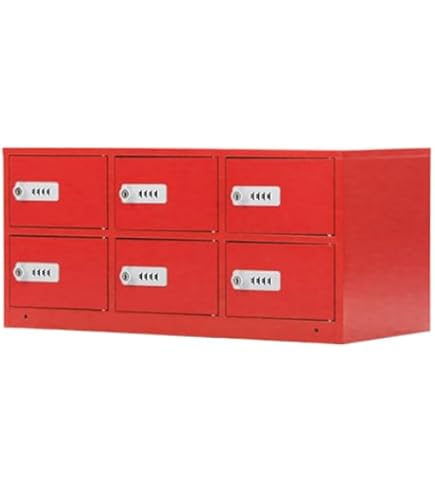 Amazon.co.jp: 貴重品ロッカー 小型 鍵付きダイヤル錠 4人用