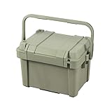 BUNDOK(バンドック)ベース コンテナ 500 BD-201 キャンプ ギア ボックス 収納ケース ハンドル付 カーキ