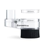 Genmitsu 65mm & 69mm CNC ダストシュー、ほとんどの 65mm/69mm スピンドルモーターおよびコンパクトルーターと互換性あり、ホースアダプター内径 38mm (1.5 インチ)、透明