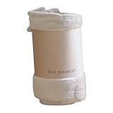 bon moment 毛布 伝説の毛布 シングル レギュラー マイクロファイバー 洗える／ボンモマン (ベージュ, シングル(W140×H200), レギュラー)