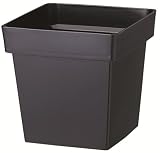 大和プラスチック 花桶・花筒 デコルテ S200型 205×205×H200 ブラック