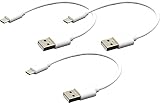 オーディオファン USB-Cケーブル Aプラグ-Cプラグ USB2.0 データ通信対応 20cm 短い ホワイト 3本セット