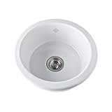 Rohl UM1807WH Under Mount Single Bowl Fireclay Sink, 18.25", White [並行輸入品]