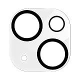 iPhone15 / iPhone15Plus 用 ガラス カメラ 保護フィルム クリア アイフォン15 アイフォン15プラス レンズカバー シール 透明 プロテクター 9H強化ガラス [iPhone15] 用