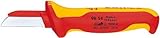 KNIPEX 98 54 1,000V Insulated Cable Knife [並行輸入品]