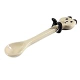 Eonkoo Cute Ceramic Dessert Spoon of Fresh Animal Can Be Hanging Children Tea Coffee Feeding Small S