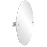 Allied真鍮pr-91-sch 29-inch X 53.34楕円形角度調整ミラー、サテンクローム