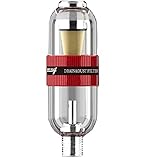 ホビープラス エアブラシフィルター ダスト除去 ドレン除去 プラモデル塗装 ドレン抜き (赤)