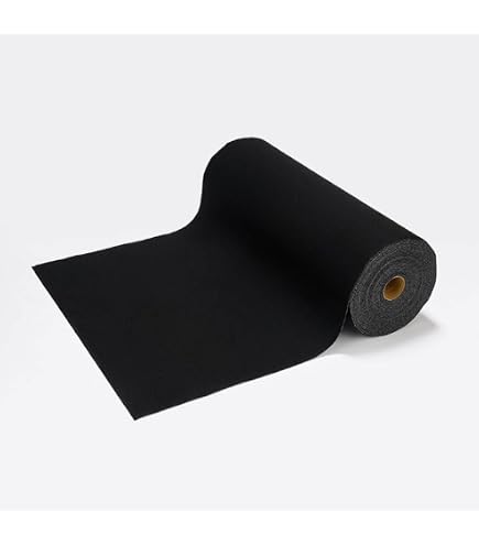 Amazon.co.jp: パンチカーペット 黒 182cm 巾× 30m 巻 ブラック ロール