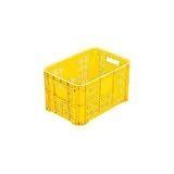 岐阜プラスチック工業:リス MB型メッシュコンテナーMB-20F 黄 MB-20F Y 型式:MB-20F Y