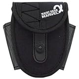 （まとめ）電工ポケット WAIST GEAR 【小物入れ/丸底タイプ×2セット】 ブラック（黒） マーベル MDP-73ABK