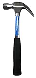 Task Tools 01992 16-Ounce Tuf-E-Nuf Tubular Steel Claw Hammer with Rubber Grip by Task Tools
