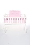 Baby Doll Bedding Gingham Cradle Set, Pink by BabyDoll Bedding