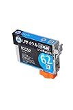 ジット エプソン（EPSON） ICC62 対応 シアン リサイクルインク 日本製 JIT-NE62C