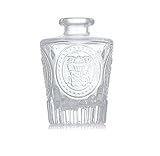 [YILILK] アロマ ディフューザー 瓶 ボトル 150ml ガラス おしゃれ ガラス容器 部屋用 置型 詰め替え ブルー 透明 インテリア スティック 精油 [並行輸入品]