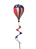 Patrioticホットエアバルーン風ツイスターレッドホワイトandブルー48 " L Briarwood Lane