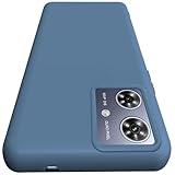 Moto G64 5G 用 ケース Moto G64y 5G 用 ケース シリコン質感 TPU モトローラ モト G64 5G スマホケース 耐衝撃 衝撃吸収 柔軟性 米軍MIL規格 ストラップホール付き 薄型 軽量 擦り傷防止 カメラ保護 スリム 人気 携帯カバー 青 R104-PYMS-G64-QIN