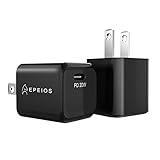 【2個セット】 Epeios PD 充電器 20W USB-C 急速充電器 超小型 【PSE認証済/Power Delivery 3.0】