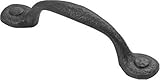 Hickory Hardware P3001-BI 3-Inch Refined Rustic Pull Black Iron [並行輸入品]