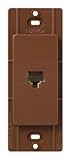 Lutron SC-PJ-SI Satin Colors Phone Jack, Sienna [並行輸入品]