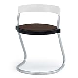 ITOKI（イトーキ） ミーティングチェア picchio（ピッキオチェア） 座パッド付 背シェルW8 座面H4 カシューブラウン KJM-220GC-W8H4