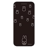 グルマンディーズ ミッフィー iPhone 14 Pro 対応 ガラススクリーンプロテクター シルエット MF-392C