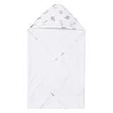 Trend Lab Safari Chevron Hooded Towel, Gray/White by Trend Lab