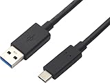 オーディオファン USBケーブル USB3.0 USB3.2 Gen1 5Gbps USB-A - USB-C ケーブル 約1.0m ブラック