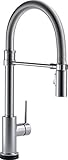 Delta Faucet 9659T-AR-DST Trinsic Pro Single Handle Pull-Down Spring Spout Kitchen Faucet with Touch