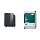 Synology NAS 2ベイ DiskStation DS223 & Synology HDD 8TB HAT3310-8Tx1台