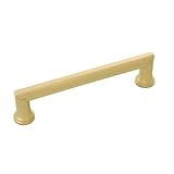 Belwith製品b072425 – 04 Keeler Facetteキャビネットpull44 ;サテン真鍮 – 128 mm。
