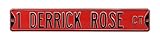 1 Derrick Rose CT Street Sign