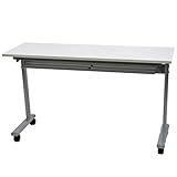 サイドスタッグテーブル ホワイト 1148160 幅120×奥行45cm