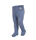 Janus 100% Merino Wool Baby Footed Pants Machine Washable Made in Norway 0-4 Months, Blue. by Janus