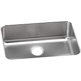 Elkay ELUH2317 Stainless Steel Center Drain Gourmet 18-3/4-Inch x 25-Inch Single Basin Undermount St
