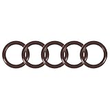 uxcell フッ素ゴム製Oリング 17mm外径 12mm内径 2.5mm幅 メトリックFKMシーリングガスケット 5パック